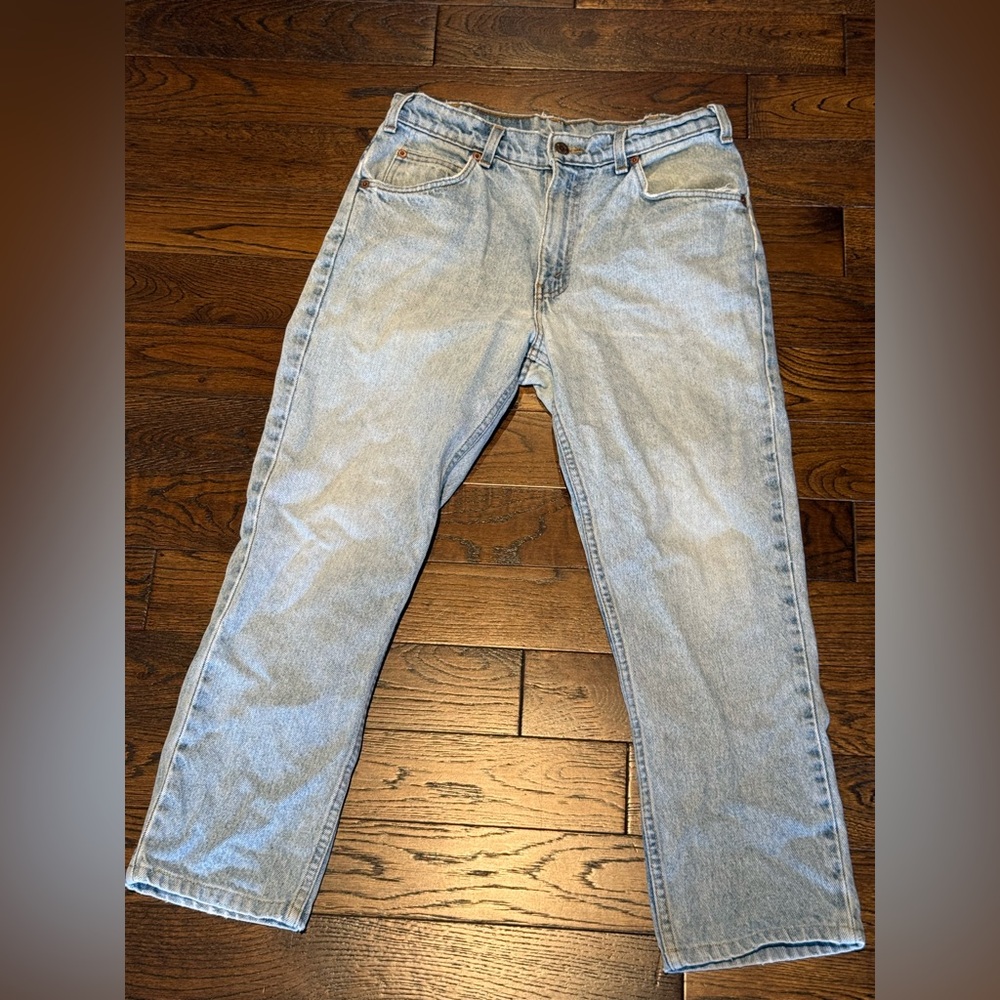 Vintage Levi’s 505 Orange Tab Jeans Early 1990s Made in Canada Fits 25-26